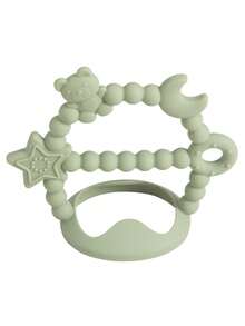 1pc Cute Silicone Baby Teether Wrist Teething Toy With Textured Massage Nubs Anti-Drop Infant Teether Baby Shower Gift For 0-12 Months Babies - 多色 - 查看 16