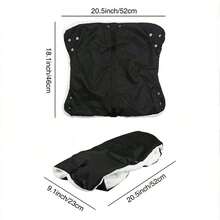 1pc Universal Winter Warm Stroller Hand Muff, Windproof & Waterproof, Newborn Baby Carriage Accessory - As Shown - View 6