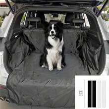 Waterproof Dog Car Cargo Liner, Non-Slip Pet Trunk Cover Protector, Suitable For SUV, Sedan, Truck, Scratch-Resistant Washable Trunk Mat With Storage Pockets And Side Flaps, Heavy Duty Pet Hammock, 2 Styles Available: Quilted Storage And Slim Black/Orange - Multicolor - View 14