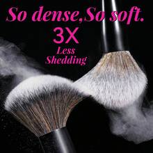 BS-MALL [Design Sense] [Enjoy Makeup] Professional 20pcs Black Makeup Brush Set With Pink Large Capacity Brush Bag, Precise Makeup Application, Gift For Girlfriend/Women - Black - View 5