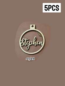 Custom Christmas Decorations With Name, Personalized Christmas Tree Decorations, Customized Christmas Ornaments, Back To School - Style a - View 18