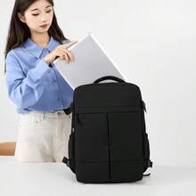 24L Large Capacity Carry-On Travel Backpack 40*29*21cm Waterproof Expandable Short Trip Business Backpack With Separate Shoe Compartment 16 Inch Laptop Sleeve Unisex Commuter Luggage Backpack - Multicolor - View 6