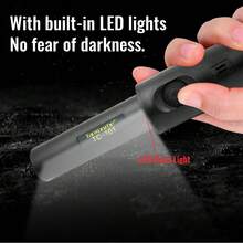 360° Search Coil Handheld Metal Detector Precision Locator - Waterproof, Ultra-Sensitive, One-Button Operation, Portable Design With Waist Clip And Shoulder Strap, Convenient For Outdoor Exploration - Battery Not Included - A - View 5