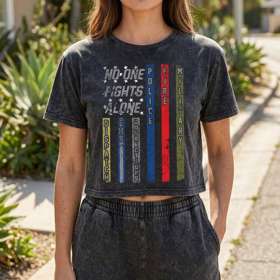 Women T-Shirts - 木炭 - 查看 1