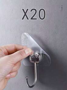 Adhesive Hooks For Hanging Heavy Items, Punch Free Traceless Waterproof And Rustproof Wall Hook, Ideal For Bathroom, Kitchen, And Home Use - Multicolor - View 21