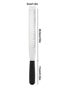 1pc Cake Smoother With Scale Size, New Practical Cake Decorating Smoother, Cream Scraper, 8 Inch/10 Inch Cake Baking Decoration Tool - Multicolor - View 13