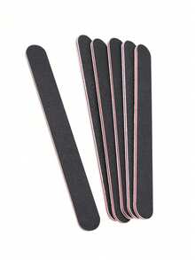 5/10/20/25/50pcs Natural Nail Files - 100/180 Grit Sandpaper Nail Files Professional Nail File And Polishing Set - Professional Gel Nail Files Black Nail Polishing File Set - Multicolor - View 9