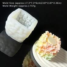 Square Floral Silicone Mold Hydrangea Daffodil Peony Resin Plaster Car Aromatherapy Candle Ornament - H651-2 Daffodil Mold - View 9