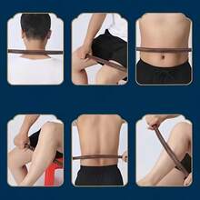 1 Pc Multi-Function Rolling Massage Stick, Plastic Material, For Neck, Lower Back And Abdomen Massage - 19 Beads Professional Body Massager, Fragrance-Free, Manual Operation, No Battery Required - View 6