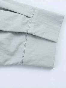 Women's Solid Color Casual Versatile Daily Long Sleeve Jacket - Baby Blue - View 11