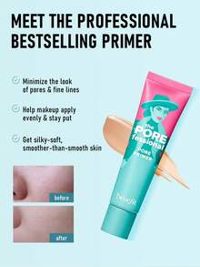 Benefit The POREfessional 毛孔隱形妝前乳 22ml/0.75 Oz | 絲滑輕盈配方快速模糊毛孔外觀 | 無油配方 | 打造平滑霧面妝效 | 適合所有膚色 | 自然妝感 - 22毫升 - 查看 3