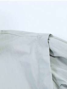 Women's Solid Color Casual Versatile Daily Long Sleeve Jacket - Baby Blue - View 8