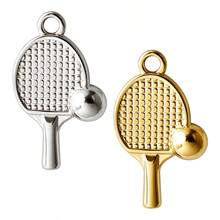 1pc/2pcs Cute Exquisite 304 Stainless Steel Vacuum Electroplated Long-Lasting Color Retention 3D Geometric Spherical Pendant Charms, Tooth, Lollipop, Peanut, Puppy And More, Suitable For Bag Decoration, Handmade DIY Jewelry Making Necklace Bracelet Earring Accessories - Picture - View 14