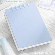 One Flip-Page Loose-Leaf Notebook With Removable Top-Opening Mesh. Suitable For: Error Correction Notebook, Memo Book, Planner, Journal, Color Notebook, Exercise Book, Back-To-School Season, Stationery, Holiday Gifts, Composition Notebook, And School Use. - Multicolor - View 15