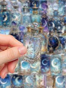 50pcs Moon Phase Magic Bottle Stickers, Scrapbook Material, Phone Case, Notebook, Luggage, Skateboard, Guitar, Diary Decoration Decals - Vacuum Flask - View 3