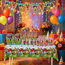 Roblox 51pcs Cartoon Tiger Party Supplies Set, Suitable For Birthday, Halloween, Graduation, Carnival, Wedding, Baby Shower, Christmas And Theme Parties - Steal a Brainrot Combination - View 2