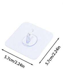 Transparent Strong Adhesive Magic Hooks Self-Adhesive Plastic Hangers Bathroom Sundries Packaging Bag - Multicolor - View 2