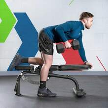 METIS Adjustable Weight Bench | COMMERCIAL FLAT INCLINE DECLINE – Gym Bench - Multicolor - View 4