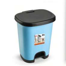 New Square Trash Can For Home Use, With Lid, Suitable For Bedroom And Bathroom, 2026, Large Capacity, Foot-Operated Trash Can. - View 4