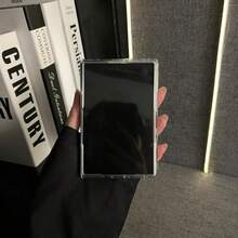 Luxury Minimalist Water Ripple Transparent Phone Case, Compatible With Samsung Galaxy Z Fold8 ZFold8 Fold8 Back Cover - Clear - View 3