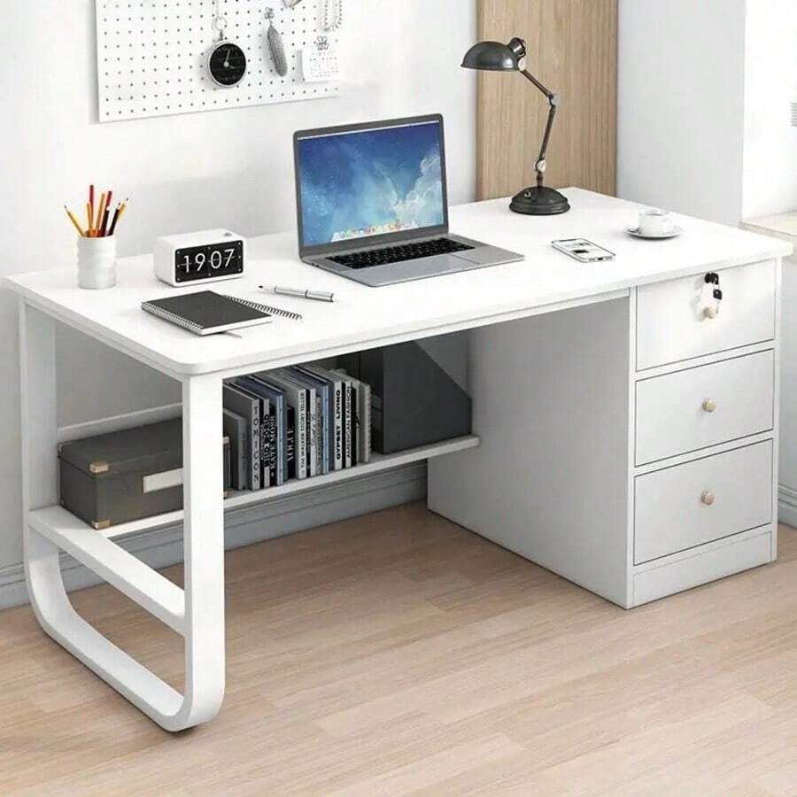 Home Office Desks - White - View 1