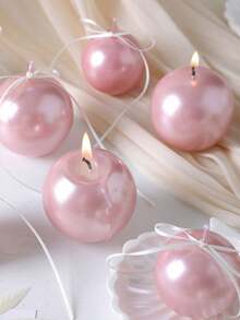 Pearl Long Candles, Pearl Gloss Smokeless Candles, New Pearl Candle Holder, Suitable For Holiday Candlelight Dinner Decoration, Wedding Venue Decoration, Birthday Party, Christmas, Halloween Holiday Party Decoration - Multiple Styles - View 10