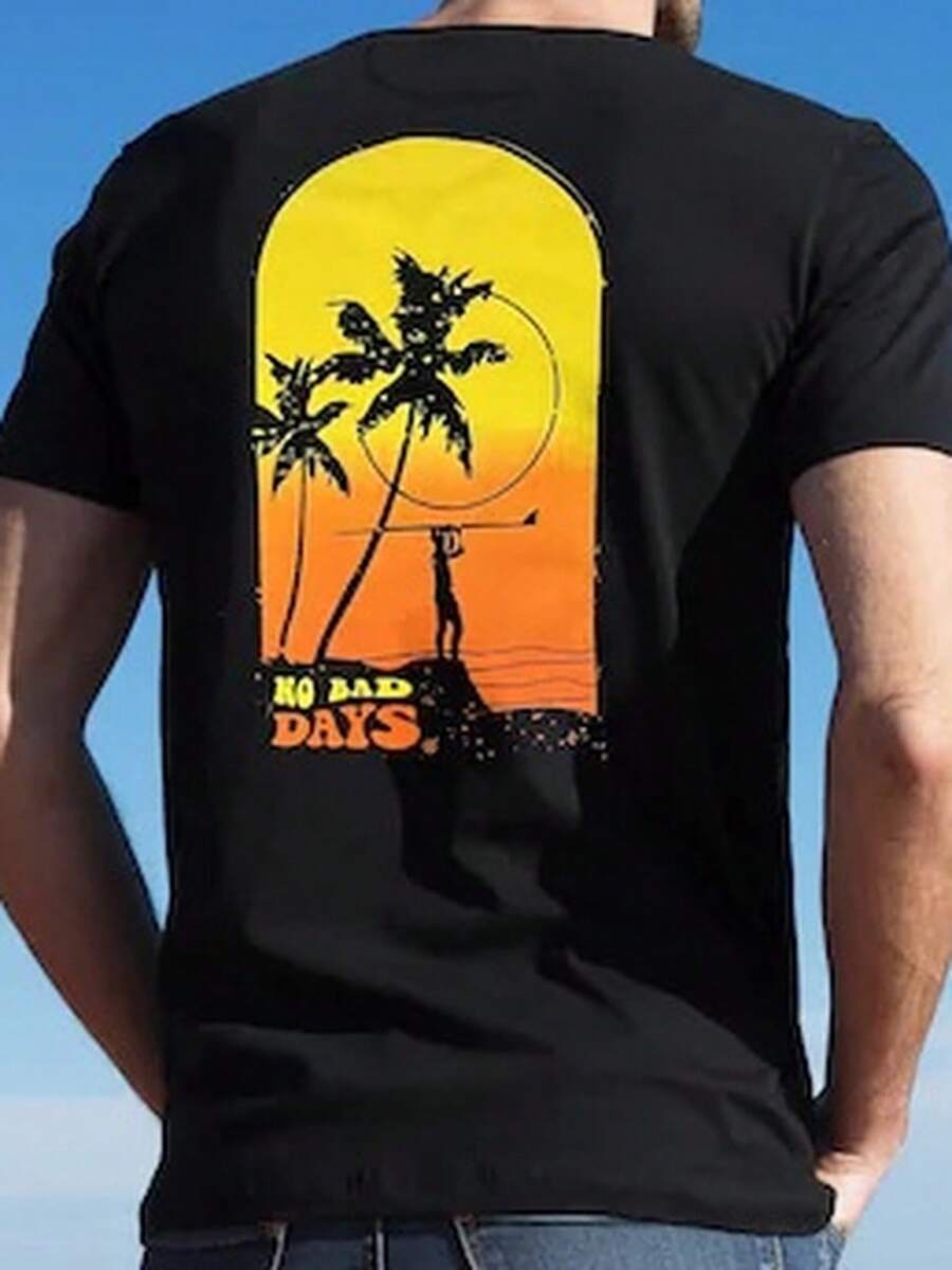 Local Stock, Women's T-Shirt, Dawn Tee Shirt - 黑色 - 查看 1