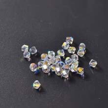 600PCS 4mm AB Faceted Beads, Colorful DIY Beads For Suncatcher Making, Jewelry, Bracelet, Necklace & Craft Projects - Colorful - View 8