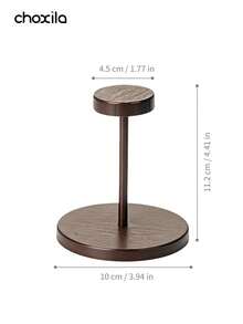 choxila 1pc Walnut Color Paper Cup Holder, Tall Horizontal Storage Rack - Paper Cup Holder - View 6