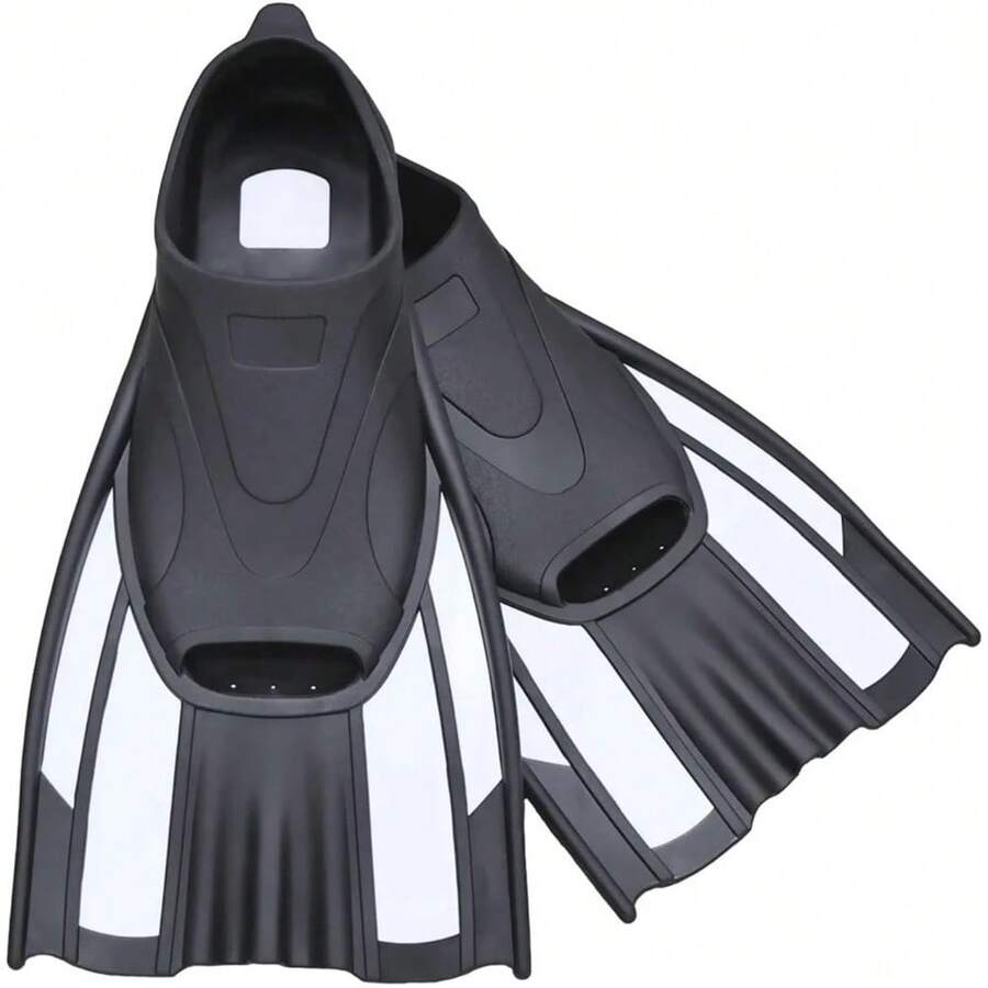 Silicone One-Piece Molded Swimming Fins, Soft Skin-Friendly Lightweight Frog Shoes, Streamlined Design For Easier Swimming Training
