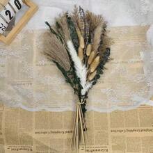 1 Bunch Artificial Flower Bouquet, Boutonniere & Vase Fillers For Home Kitchen Wedding Party, Mother's Day Thanksgiving DIY Wreath & Photo Props - Multicolor - View 2