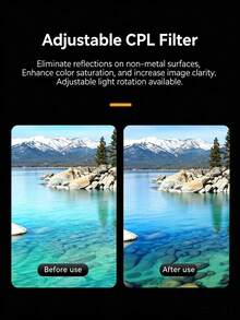 Filter Adapter For Pocket Gimbal 3/4 HD ND CPL UV Lens Filter Easy Installation Handheld Camera Shooting Accessory - View 4