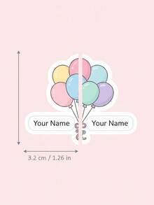 2-48pcs Customized Shoe Name Stickers, Children's Shoe Labels, Nursery Shoe Laces Labels, Insoles Stickers, Children's Identification Labels. - Multicolor - View 3