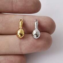 1pc/2pcs Cute Exquisite 304 Stainless Steel Vacuum Electroplated Long-Lasting Color Retention 3D Geometric Spherical Pendant Charms, Tooth, Lollipop, Peanut, Puppy And More, Suitable For Bag Decoration, Handmade DIY Jewelry Making Necklace Bracelet Earring Accessories - Picture - View 25