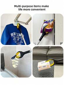 Portable Trash Collection Clip, Extendable Reach Trash Bin Clamp, Suitable For Home, Store, Outdoor Use, Hygienic Clip-Style Trash Collection Tool, No Need To Bend Over - A - View 4