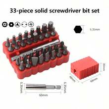 Set Obeng Ratchet Mini 11pcs/34pcs, Obeng Ratchet Sudut 1/4", Mata Obeng Ratchet Kecil 36 Gigi, Cocok untuk Ruang Sempit, dengan Mata Obeng Datar, Bintang, Heksagonal, Persegi, dan Batang Ekstensi - hitam - View 15