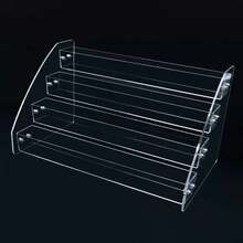 Large Capacity Makeup Storage Box, Transparent Cosmetic Display Rack, Can Store Lipstick, Eyeshadow Palette, Blush, Foundation, Perfume, Skincare Products, Dust-Proof Vanity Organizer, Suitable For Bathroom, Vanity, Tabletop, Bedroom, Sturdy Vanity Storage Box, Applicable For Home, Salon, Retail Display, Earring & Ring Storage Box, Nail Art Accessories Storage Box - Clear - View 8
