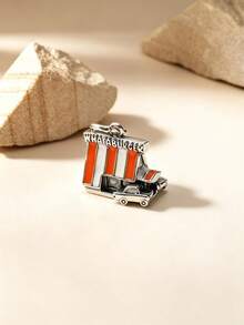 925純銀琺瑯 Whataburger 原創 A-Frame 吊飾 德州驕傲 秋季珠寶 返校季 感恩節禮物 大學生適用 - WhataburgerA-Frame Charm - 查看 2