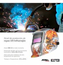 Protective Equipment - Silver Flames - View 4