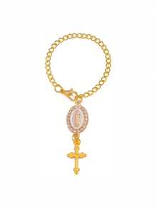 Women's Keychain Steering Wheel Charm.Features Virgin Mary Rosary Car Pendant,Cross Charm;Suitable Car Key,Accessory,Bags,Phone Cases.Holidays,Gifts - Multicolor - View 14