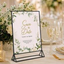 Shoze Display Stand, Stable Table Sign Holder, Durable Multipurpose Rack Perfect For Shop, Office, Restaurant And All Kinds Of Indoor Display Scenes - Black - View 4