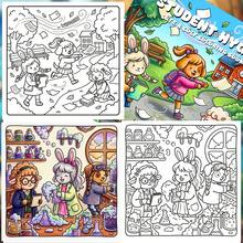 1 Adult & Student Life Coloring Book, Campus-Themed Coloring Pages, Featuring Warm And Fun Campus Scenes, Classroom Moments, Campus Life To Student Daily Life, Designed To Bring You Comfort And Creativity, Relax Your Mind And Body, And Inspire Your Creativity. Parent-Child Interactive Picture Book, Perfect Gift Choice For Halloween, Christmas, Back To School, Thanksgiving, And Birthdays. - Student Life/Fun Campus Theme/Coloring Book - View 9