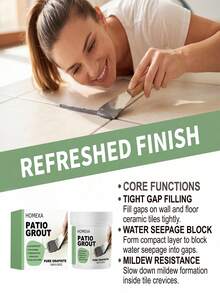 Tile Grout Sealant (Dark Gray) For Daily Home Use, Portable Tile And Floor Grout Gap Filling And Repair, Designed To Fit Various Tile Gaps, Form A Dense Layer To Block Water Penetration Into Deep Grout Joints, Control Mold Growth And Spread Inside Damp Grout Joints, And Enhance Overall Tile Decorative Effect - A - View 8