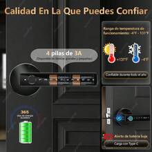 Smart Door Lock - Black - View 7