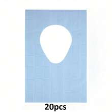 10/20/50pcs Thickened Double-Layer Waterproof Disposable Toilet Seat Covers, Adhesive Backing For Secure Fit, Individually Wrapped - Suitable For Toilet Training, Public Restrooms, Travel, Airplane, Camping And More - Multicolor - View 7