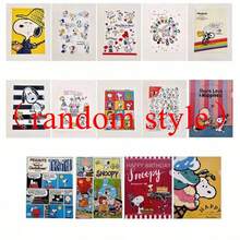 1pc Cute Snoopy File Folder Cartoon PVC File Bag For Storing Individual Student File Binders, A4 Test Papers, New Year Gift, Valentine's Day Gift, Easter Gift (Random Style) - Multicolor - View 9