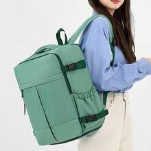 24L Large Capacity Carry-On Travel Backpack 40*29*21cm Waterproof Expandable Short Trip Business Backpack With Separate Shoe Compartment 16 Inch Laptop Sleeve Unisex Commuter Luggage Backpack - Multicolor - View 2