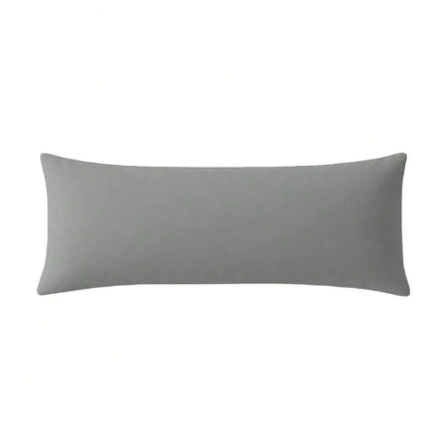 ALVANA Almohada Corporal Cojín de Cuerpo Completo Almohada Larga Transpirable Relleno Down Alternative - Gris - Ver 1