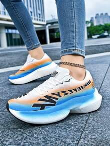 Women's Running Shoes, Fashionable Versatile Lightweight Durable Sports Shoes, Carbon Plate Technology, Anti-Slip Wear-Resistant, Suitable For Outdoor Sports, Casual Fitness, All Seasons - Royal Blue - View 7