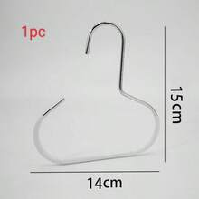 1pc/5pcs/10pcs Hat Storage Hooks, Non-Slip Clothing Organizer Ring Hooks, Stainless Steel Closet Hooks, Suitable For Hats, Tank Tops, Ties, Scarves, Underwear, Bedroom Furniture Use - Multicolor - View 11